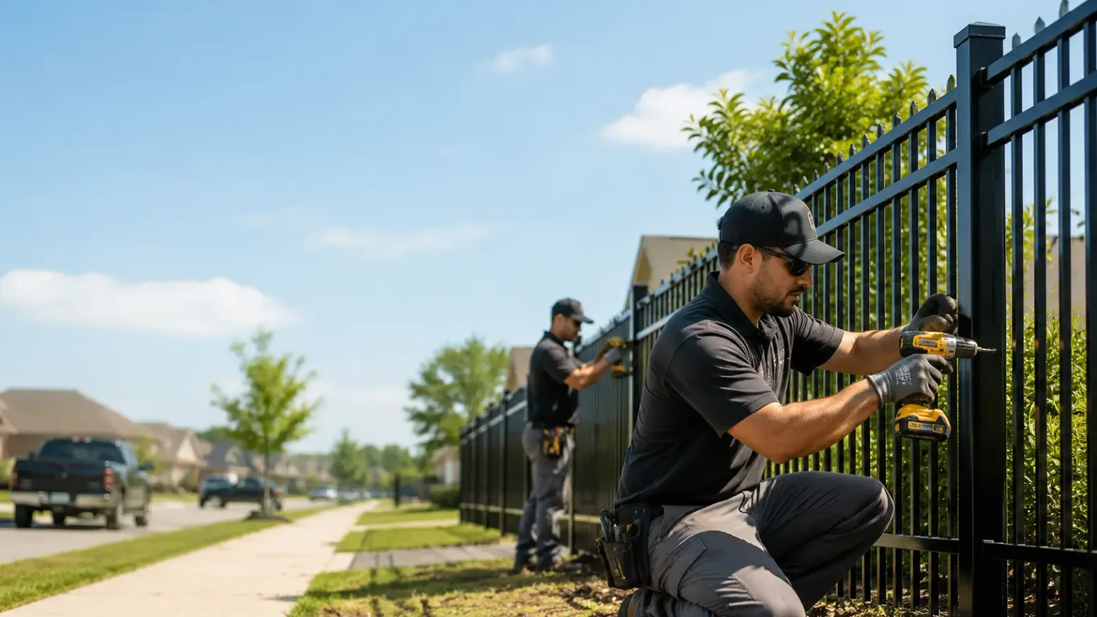 Metal Fence Installation in Hopwood, PA